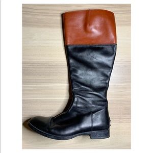 TOD’S Two Tone Leather Riding Boots